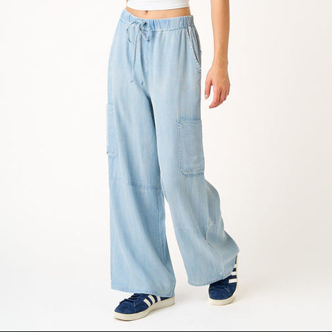 Derya Tencel Pant - Light Denim