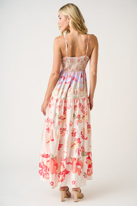 Twist Front Dress - White