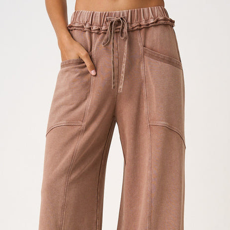Curved Seam Pant - Hazelnut
