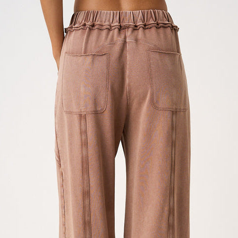 Curved Seam Pant - Hazelnut