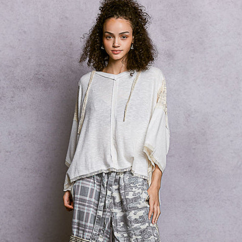 Millie Summer Hoodie - Cream