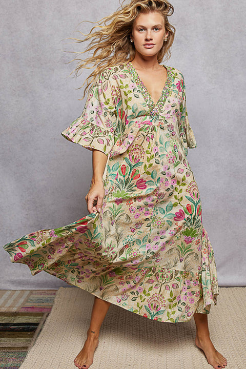 Rue Mia Dress - Vanilla