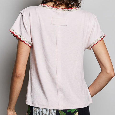 Sadie Top - Pink/Red