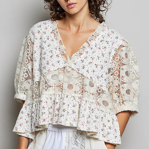 Robin Rue Blouse - Cream