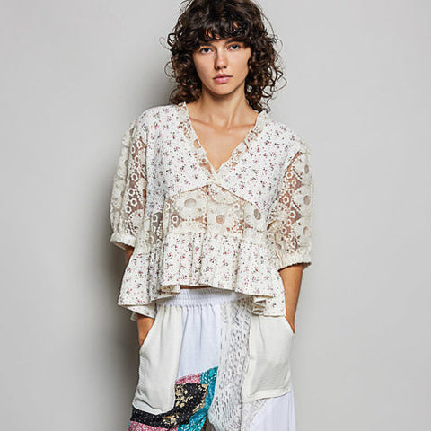 Robin Rue Blouse - Cream
