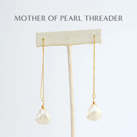 Pearl Threader Earrings