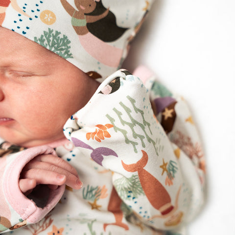 Making Waves Newborn Gown Set