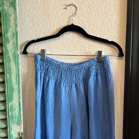 Karamel Linen Palazzo Pant