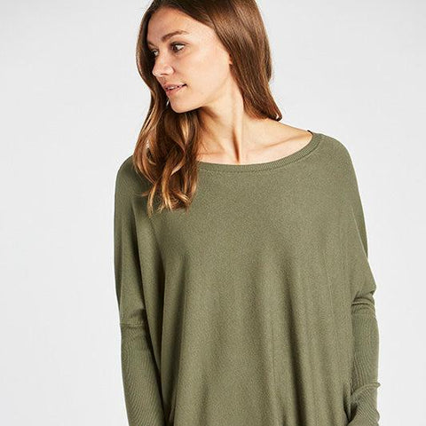 Oversize Pocket Sweater - Pickle