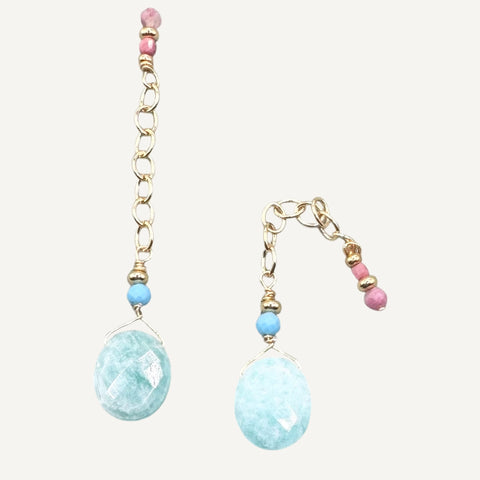 Amazonite Charm Earrings