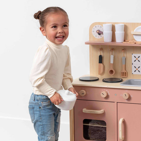 Wooden Kitchen Play Set
