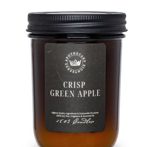Crisp Green Apple 1803 Amber Candle