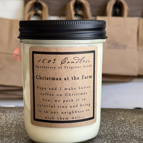 Christmas at the Farm 1803 Candle
