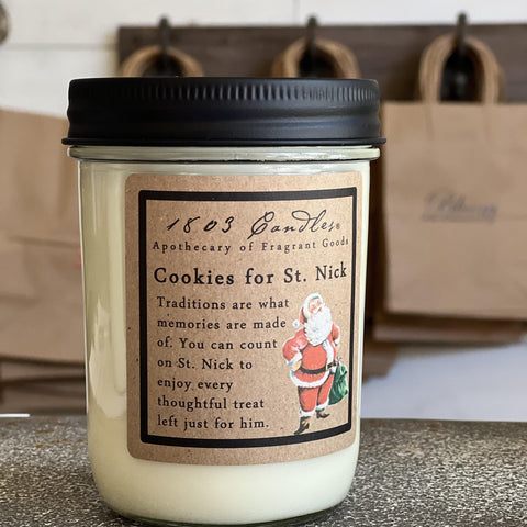 Cookies for St. Nick 1803 Candle