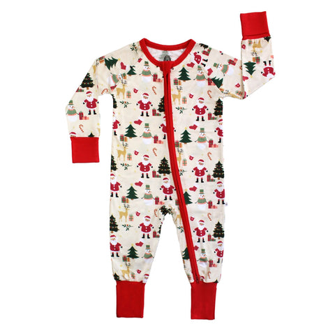 Cozy Christmas Footie Pajama