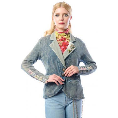 Colonel Jacket - Washed Denim