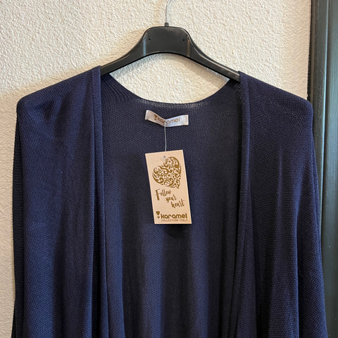 Karamel Lightweight Waffle Cardigan