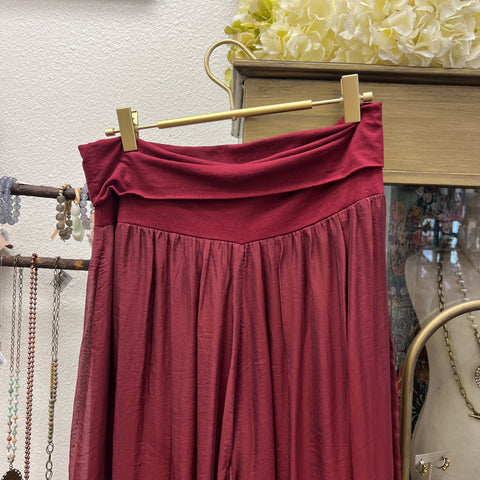 Silk Palazzo Pant