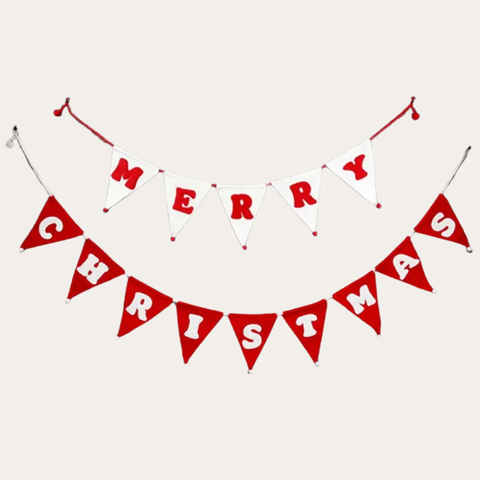 Merry Christmas Banner - 2 Colors