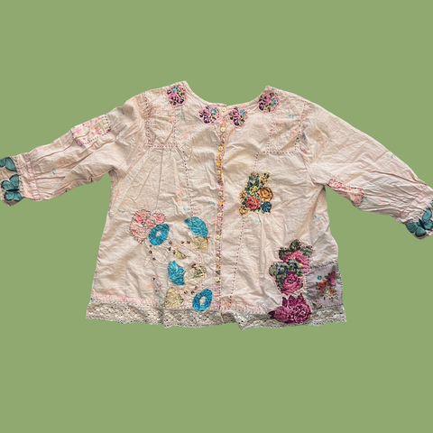 Gilded Bloom Top - Flutter