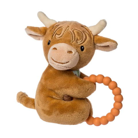 Highland Cow Teether Rattle