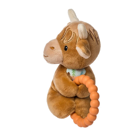 Highland Cow Teether Rattle
