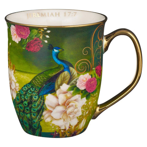 Blessed Peacock Mug