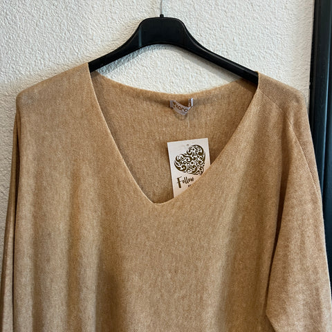 Karamel Cashmere Blend Sweater