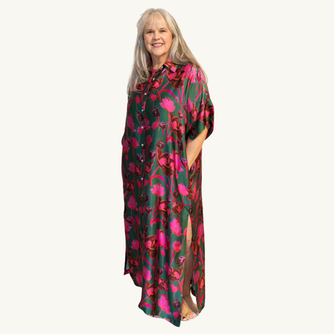 Tulip Trail Button Dress