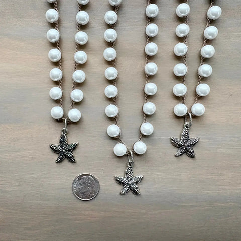 Starfish Pearl Necklace