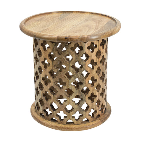 Jali Cut Side Table
