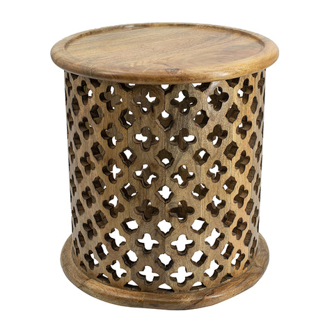 Jali Cut Side Table