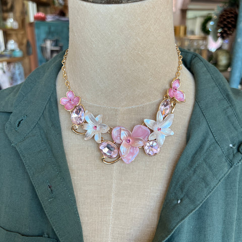 Floral Gem Necklace