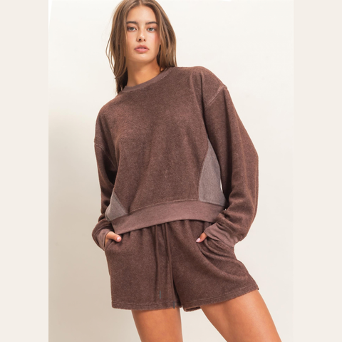 Contrast Matching Set - Dark Brown