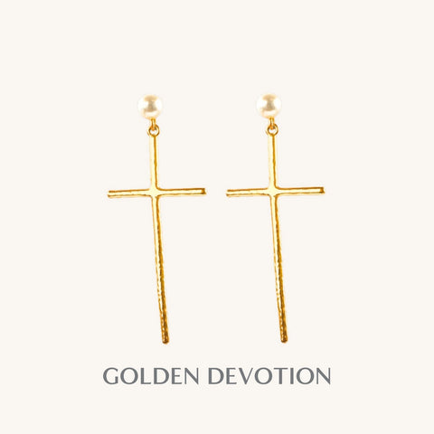 Golden Devotions Earrings