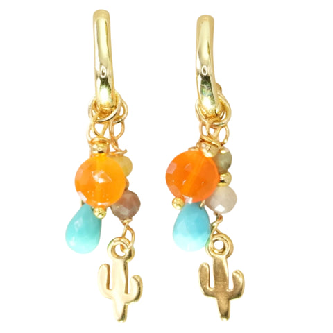 Cactus Charm Earrings