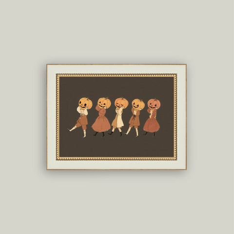 The Pumpkin Parade: 11" x 6"