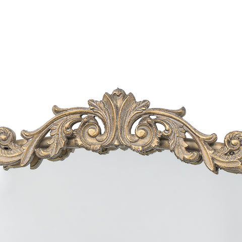 Gold Arched Wall Mirror 66"H
