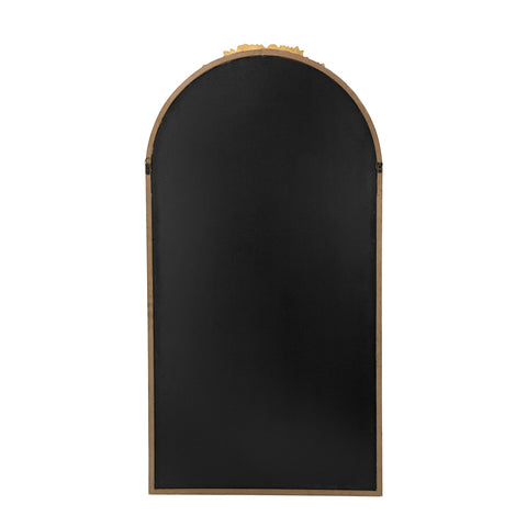 Floral Accent Floor Mirror 56"H