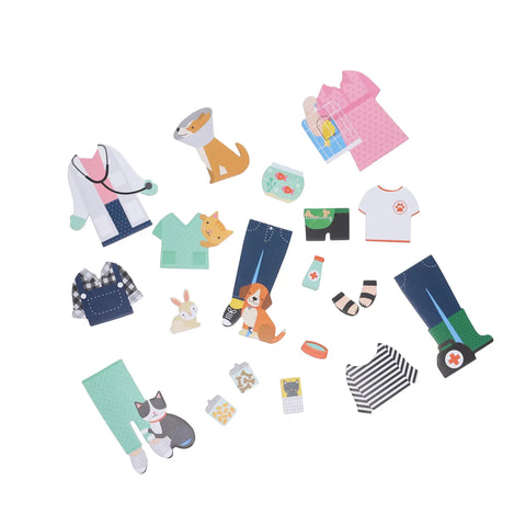 At The Vet Magnetic Play Set