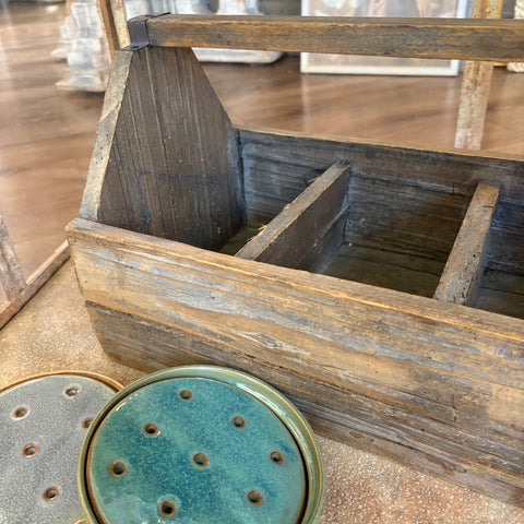 Antique Wood Toolbox