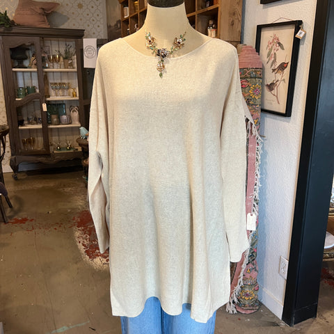 Cami Cable Sweater - Beige