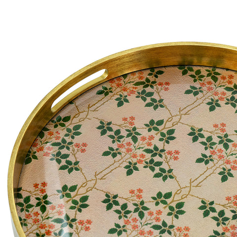 MultiColored Floral Tray