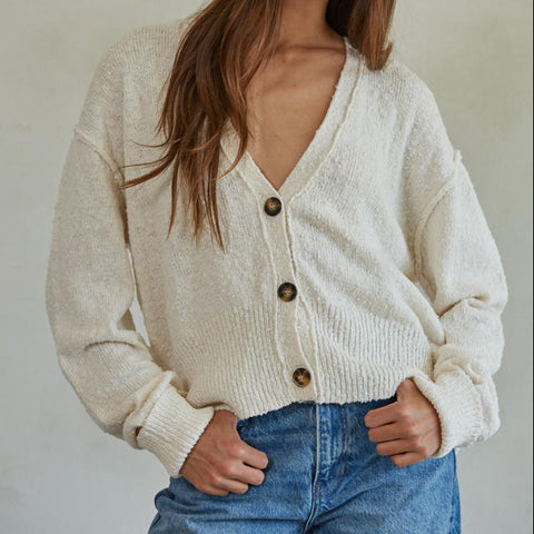Blake Cardigan - Ivory