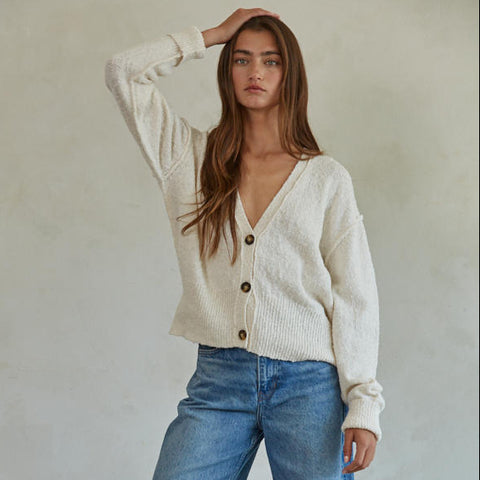 Blake Cardigan - Ivory