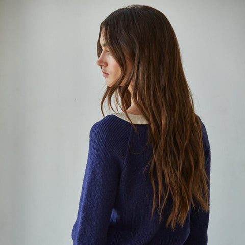 Ash Marie Cardigan - Navy