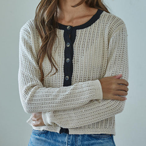 Huron Cardigan - Natural