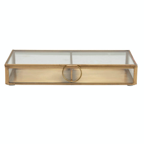 Brass Glass Display Box