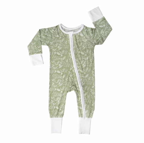 Baby's Breath Convertible Footie Pajama