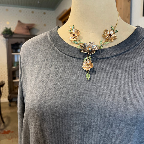 Neeva Knit Top - Gray